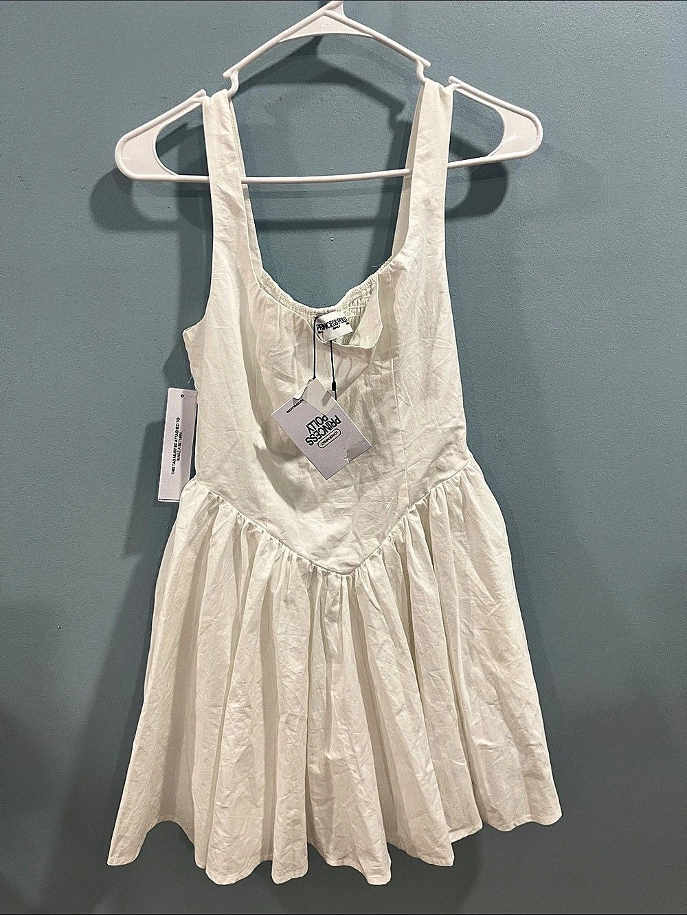 Princess Polly White Mini Dress NWT